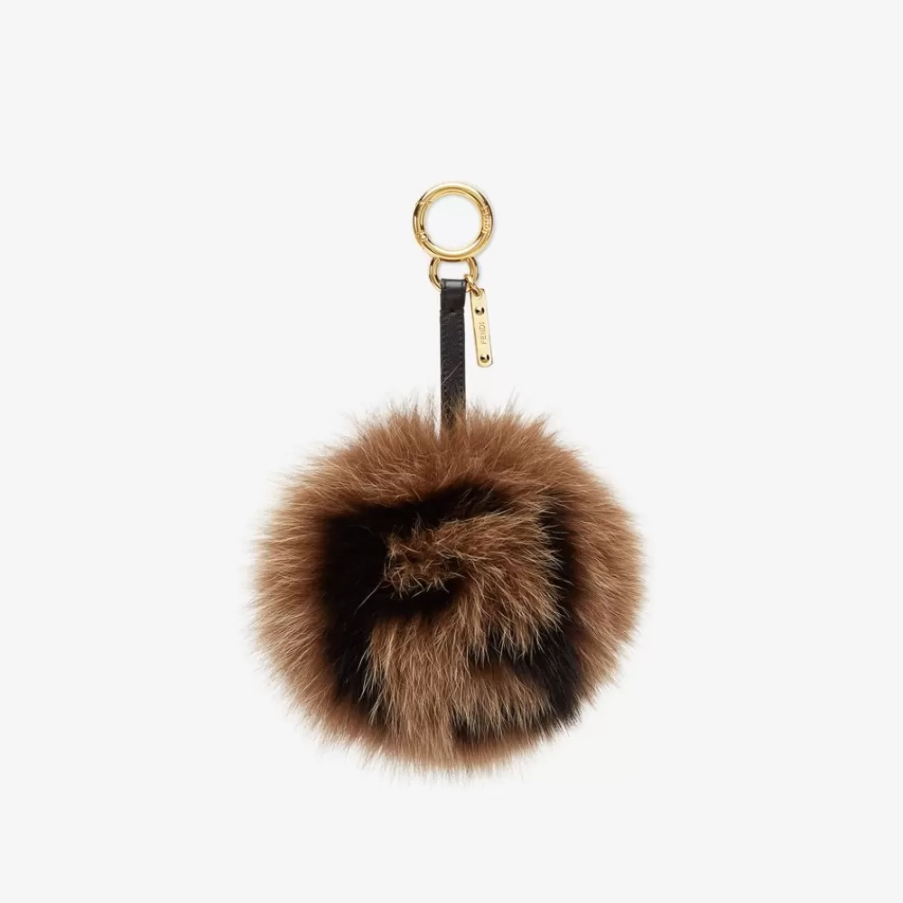 Fendi Schulterriemen & Taschenzubehor<Anhanger Aus Pelz Mehrfarbig
