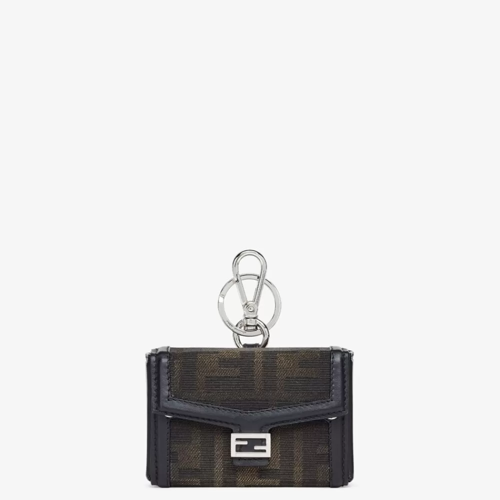 Fendi Miniature Taschen<Anhanger Aus Stoff In Braun