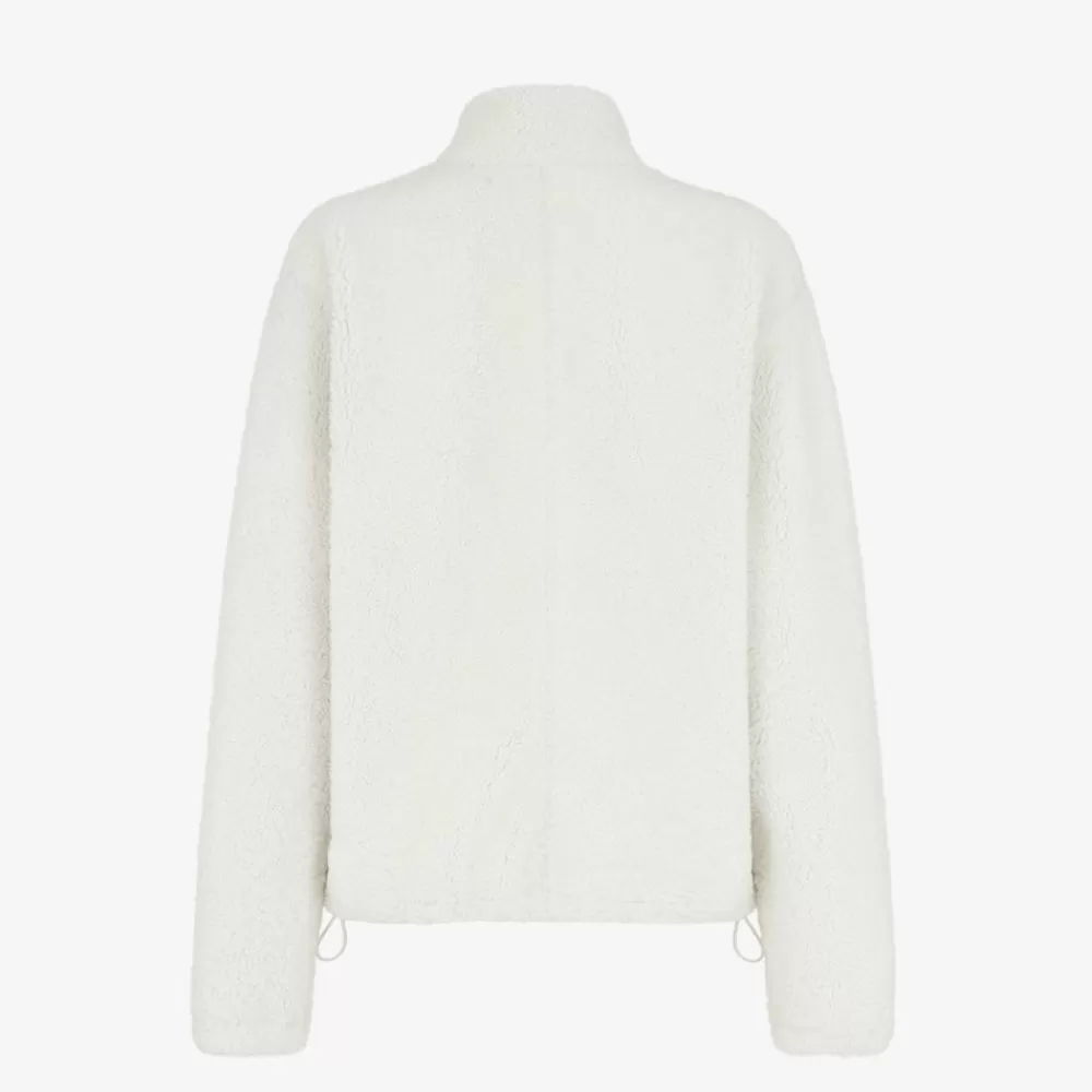 Fendi Mantel Und Oberbekleidung<Anorak Aus Shearling In Weis