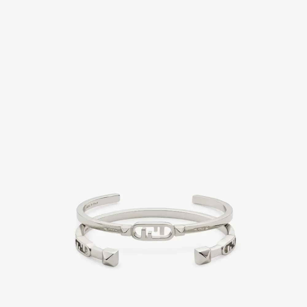 Fendi Armbander<Armbander Aus Metall In Silberfarben