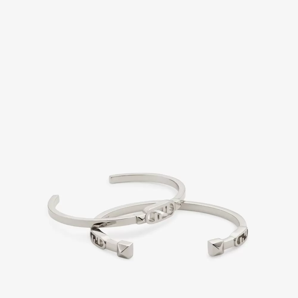 Fendi Armbander<Armbander Aus Metall In Silberfarben