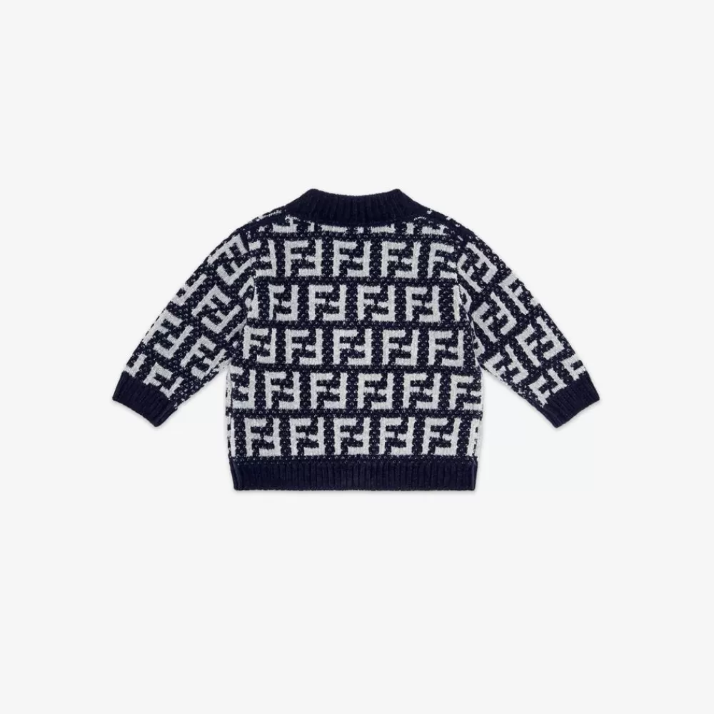 Fendi Baby Madchen<Baby-Cardigan Aus Chenille Mit Logo