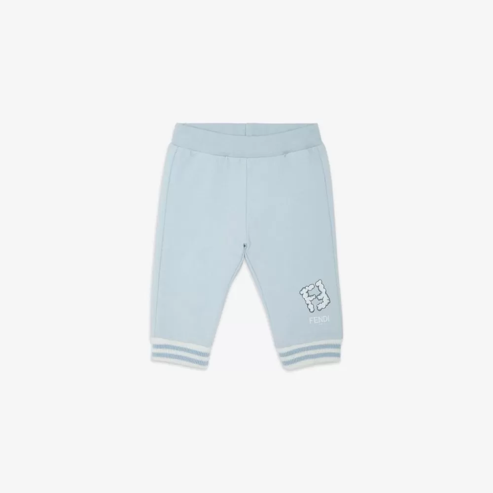 Fendi Baby Madchen<Baby-Hose Aus Sweatjersey In Himmelblau