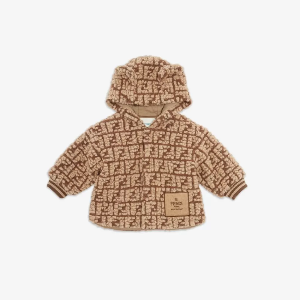 Fendi Baby Madchen<Baby-Jacke Aus Wolle Mit Logo