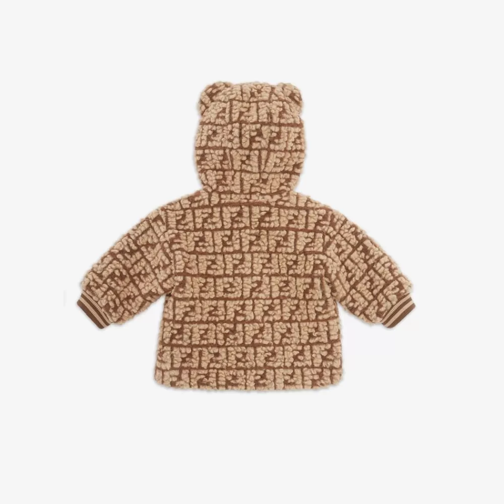 Fendi Baby Madchen<Baby-Jacke Aus Wolle Mit Logo