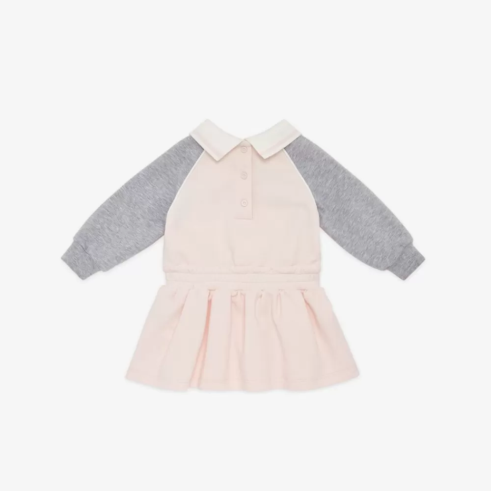 Fendi Baby Madchen<Baby-Kleid Aus Sweatjersey Mit Stickerei