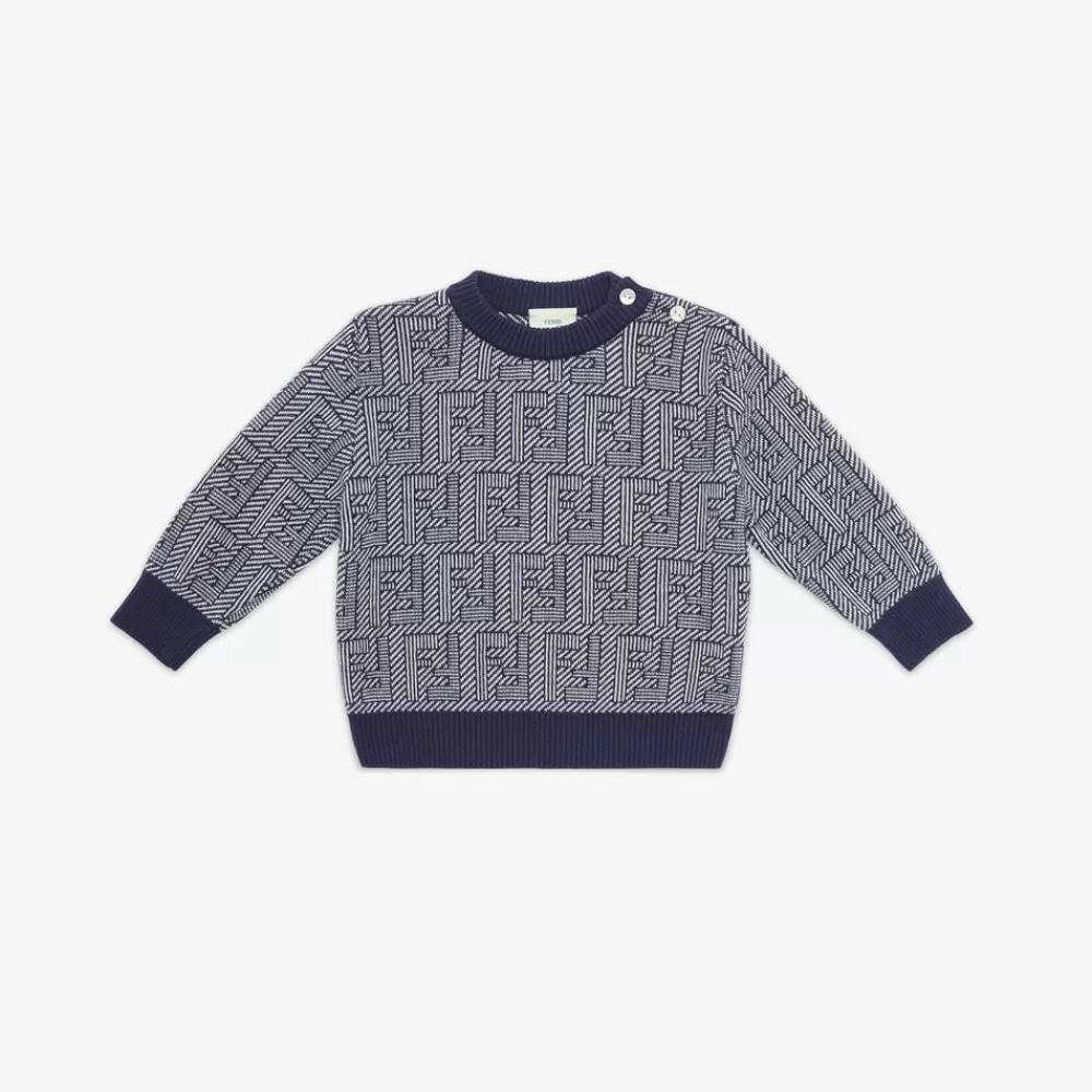 Fendi Baby Madchen<Baby-Pullover Aus Wolle Mit Logo