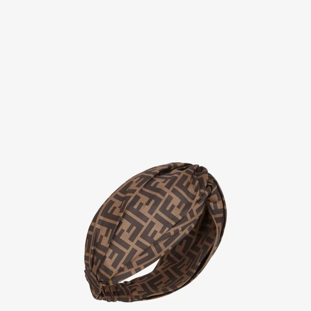 Fendi Haar-Accessoires<Band Aus Seide In Braun