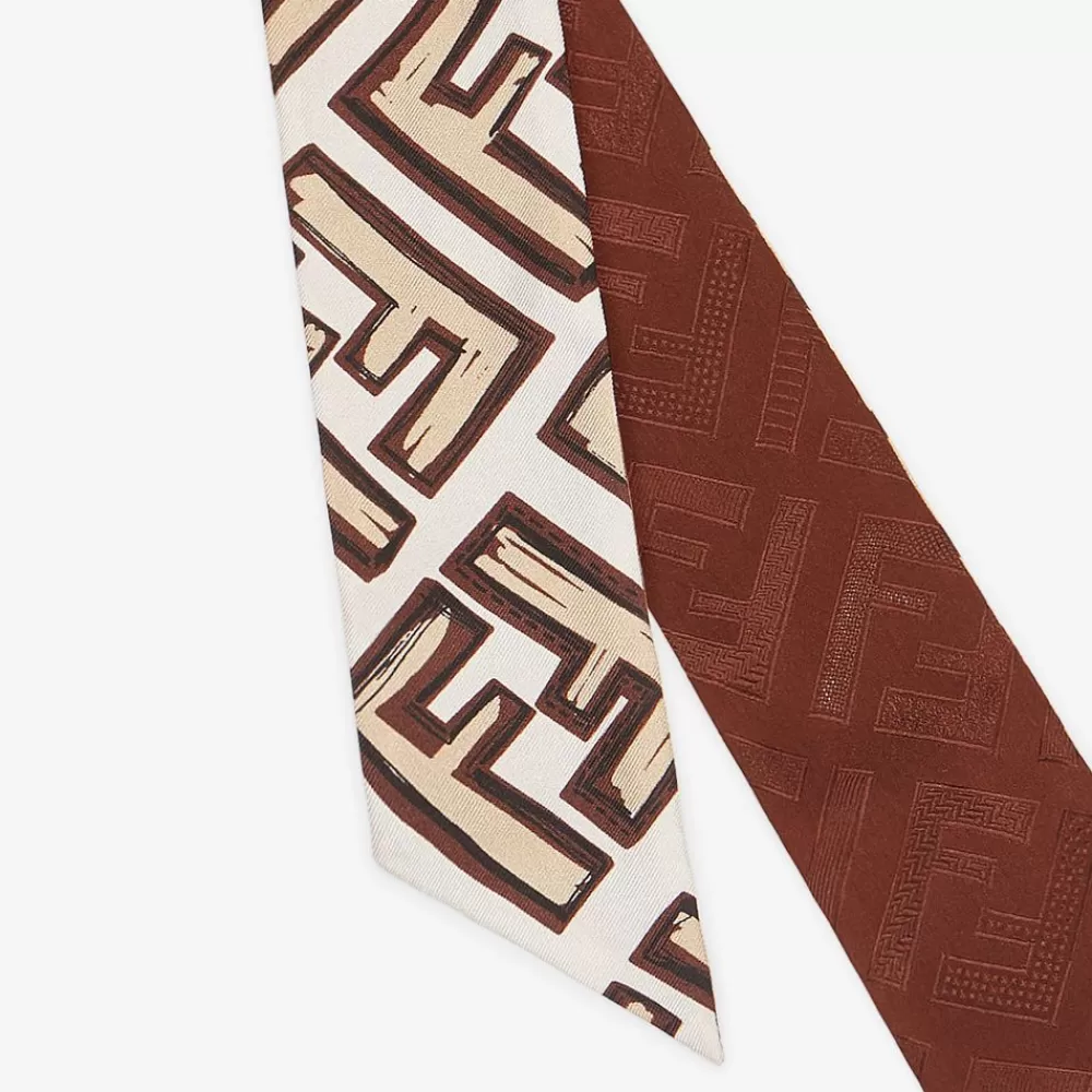 Fendi Haar-Accessoires<Bandeau Aus Seide In Beige