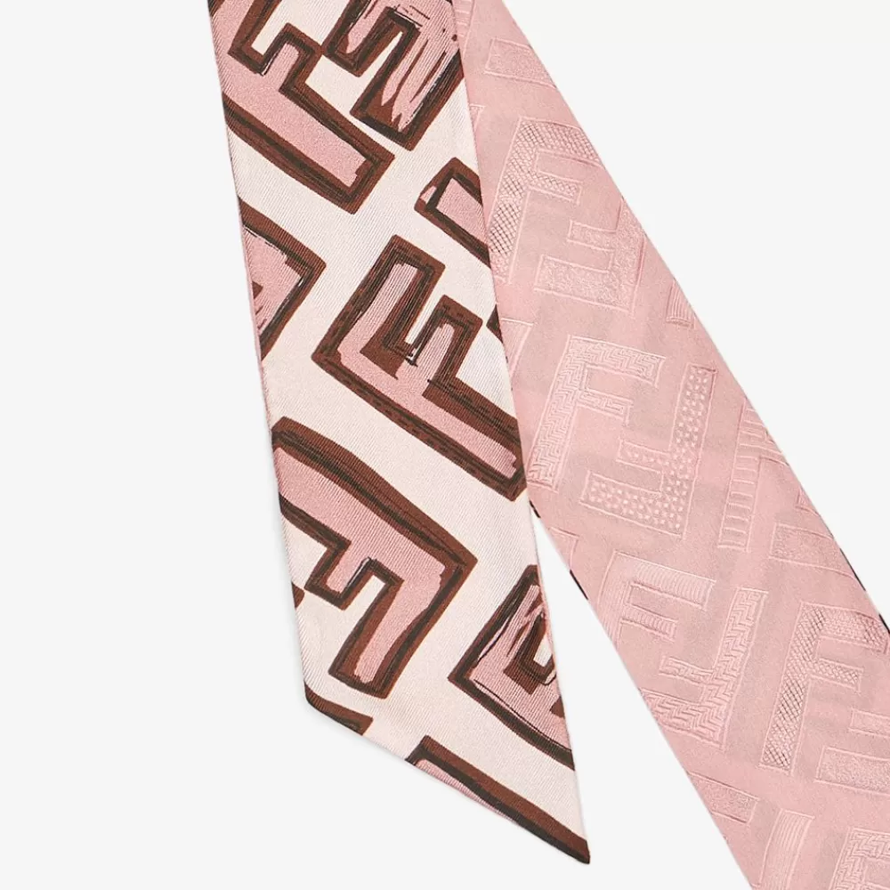 Fendi Haar-Accessoires<Bandeau Aus Seide In Rosa