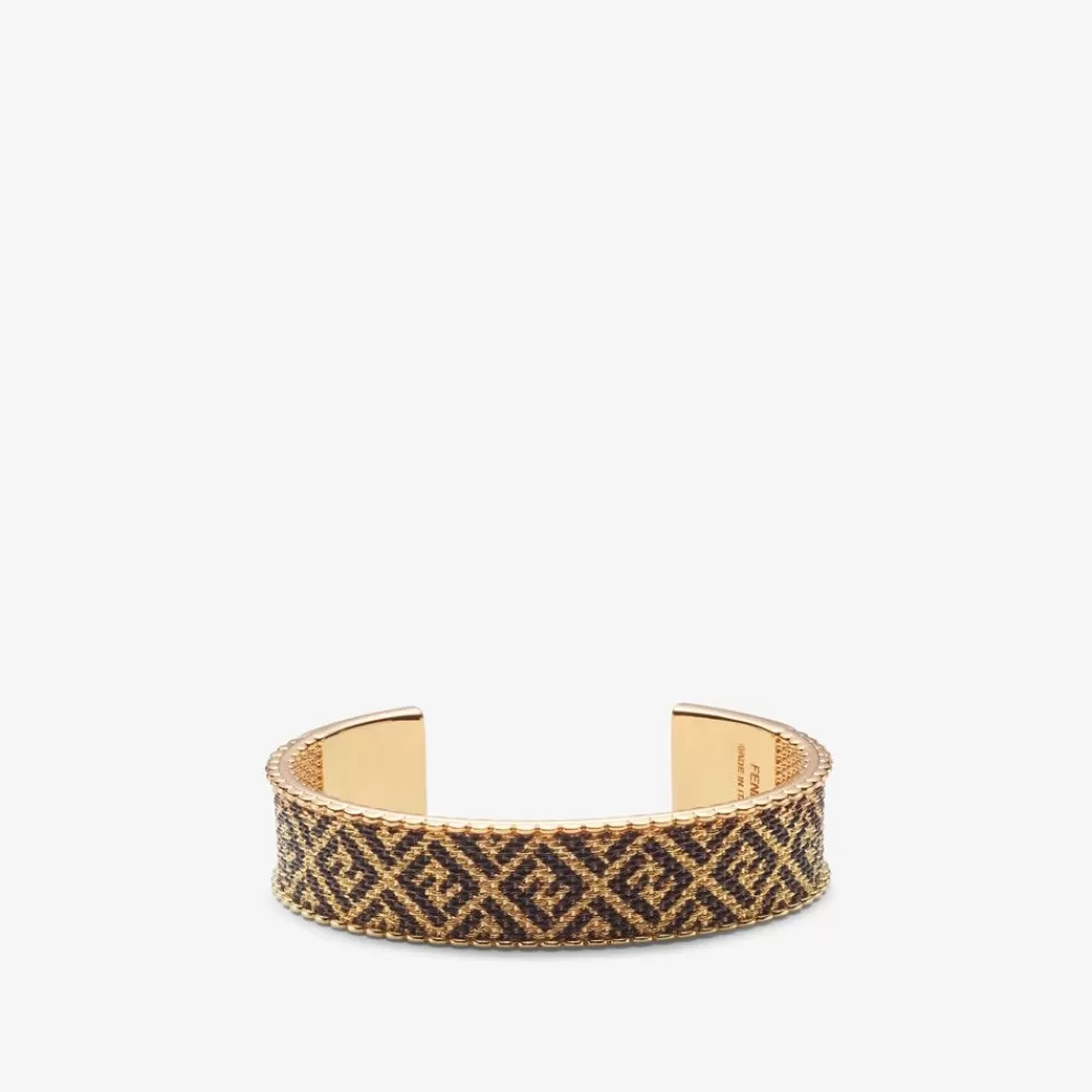 Fendi Armbander<Bangle Aus Metall In Goldfarben