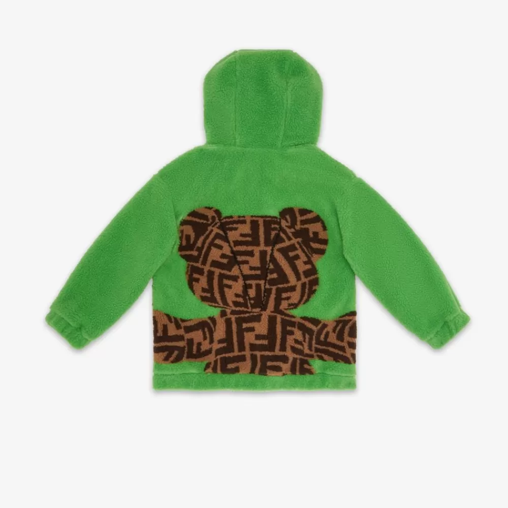 Fendi Ready To Wear<Baren-Sweatshirt Aus Wolle In Grun