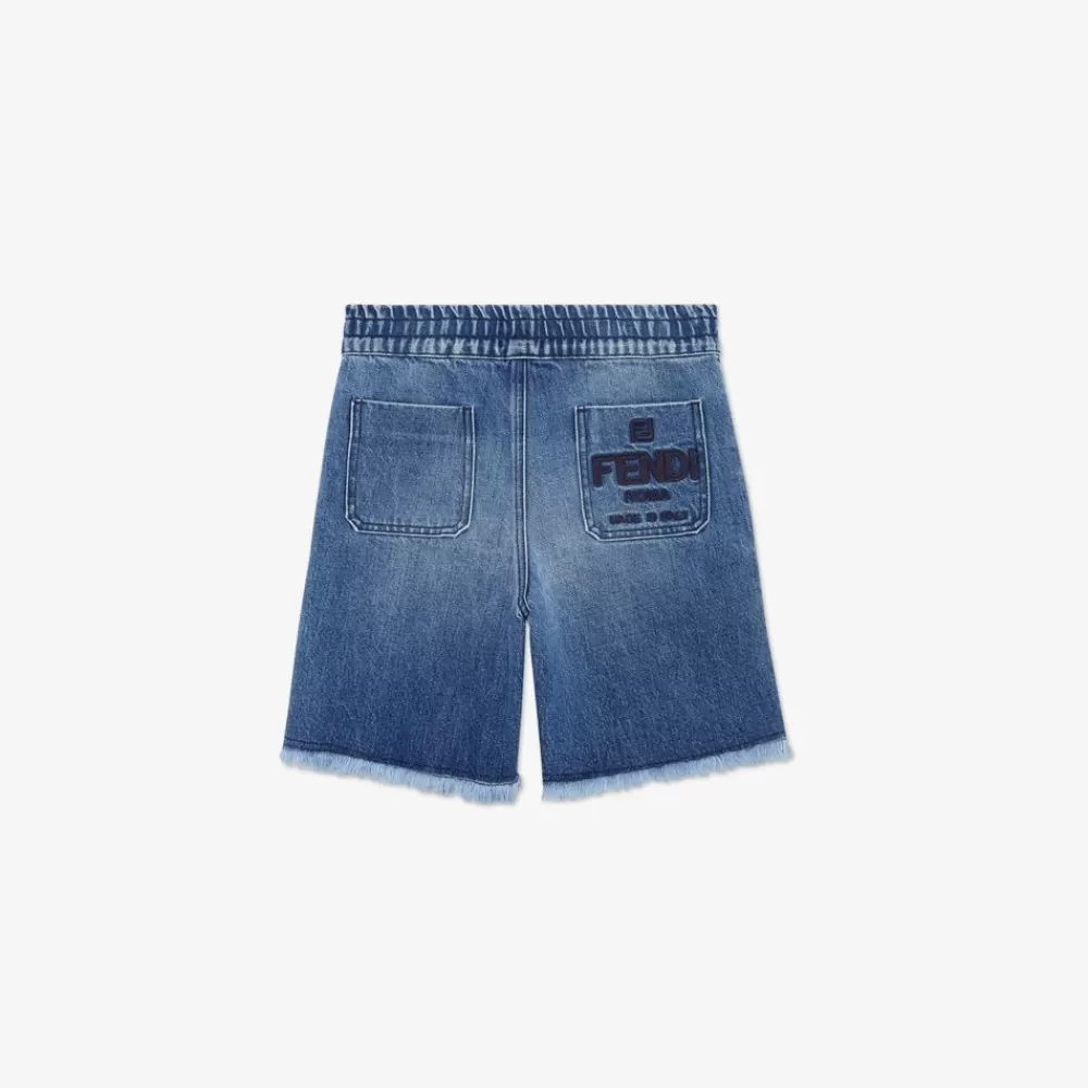 Fendi Ready To Wear<Bermudas Aus Denim