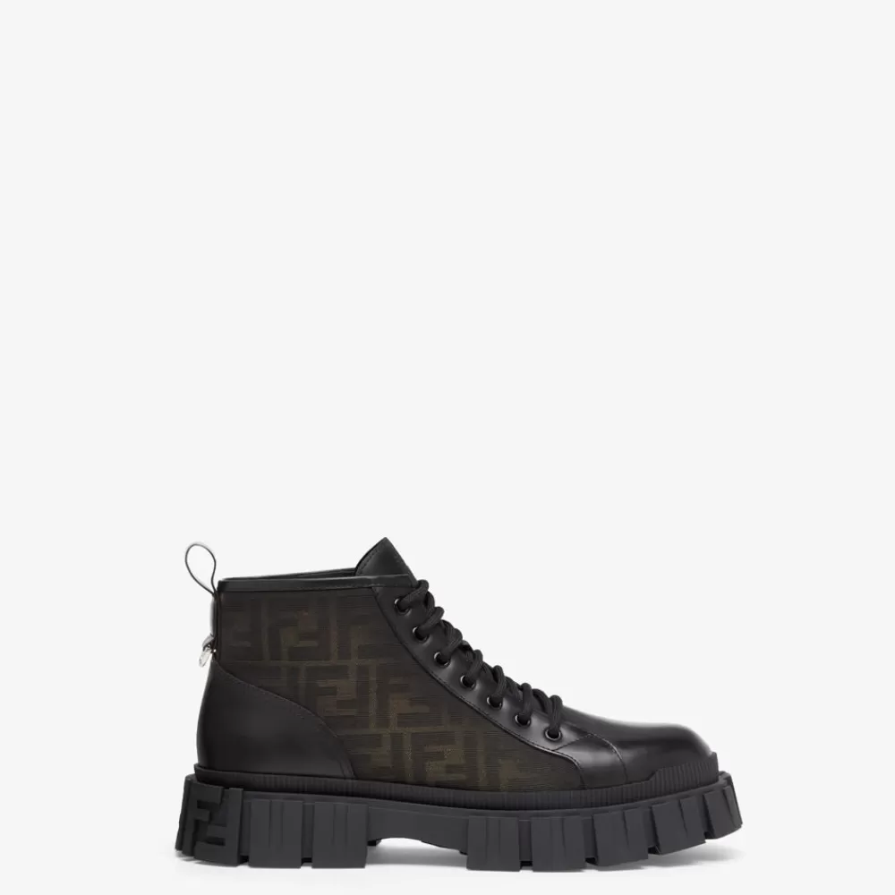 Fendi Stiefel Und Stiefeletten<Bikerstiefel Aus Leder In Schwarz