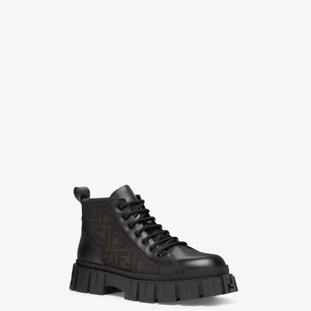 Fendi Stiefel Und Stiefeletten<Bikerstiefel Aus Leder In Schwarz