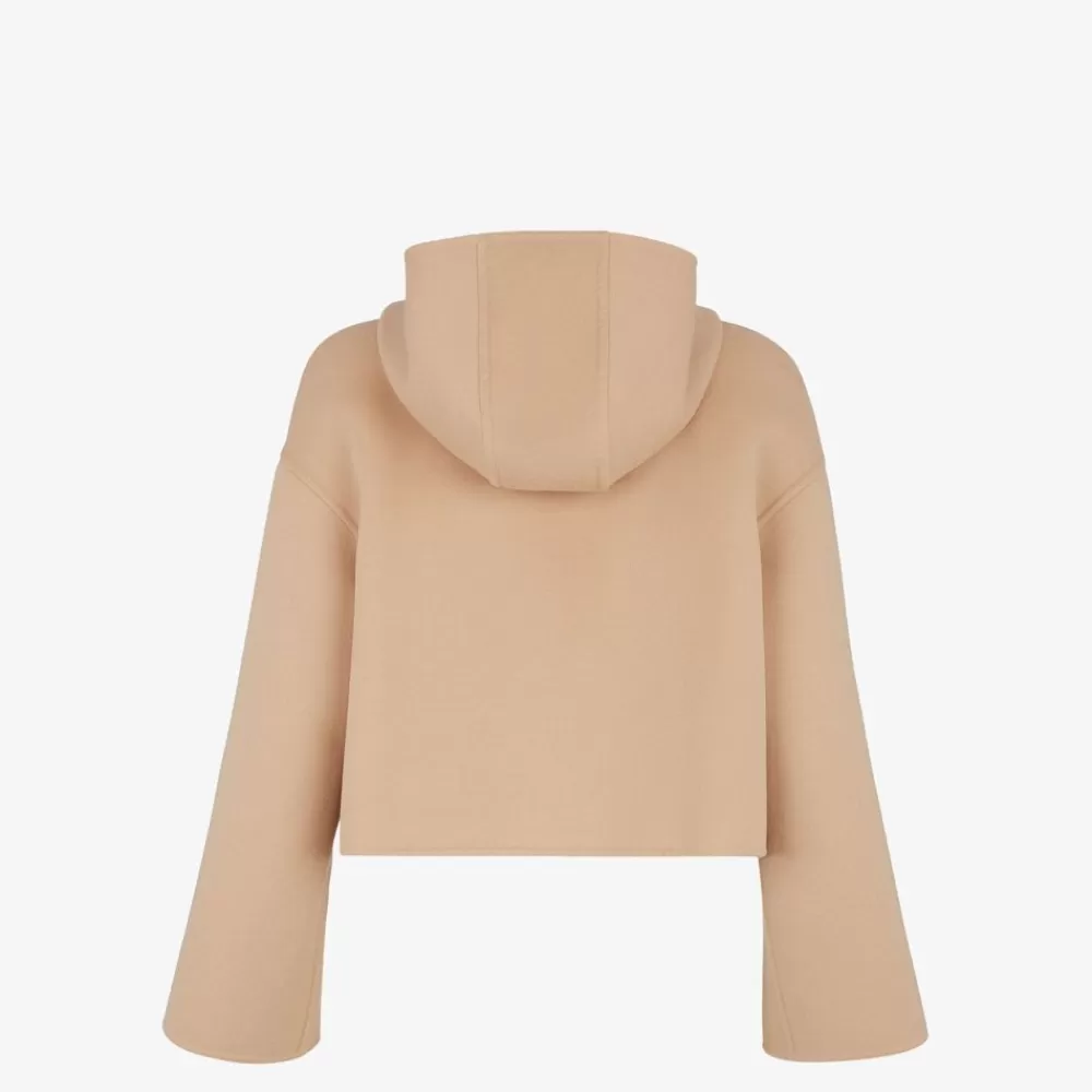 Fendi Mantel Und Oberbekleidung<Blazer Aus Wolle In Beige