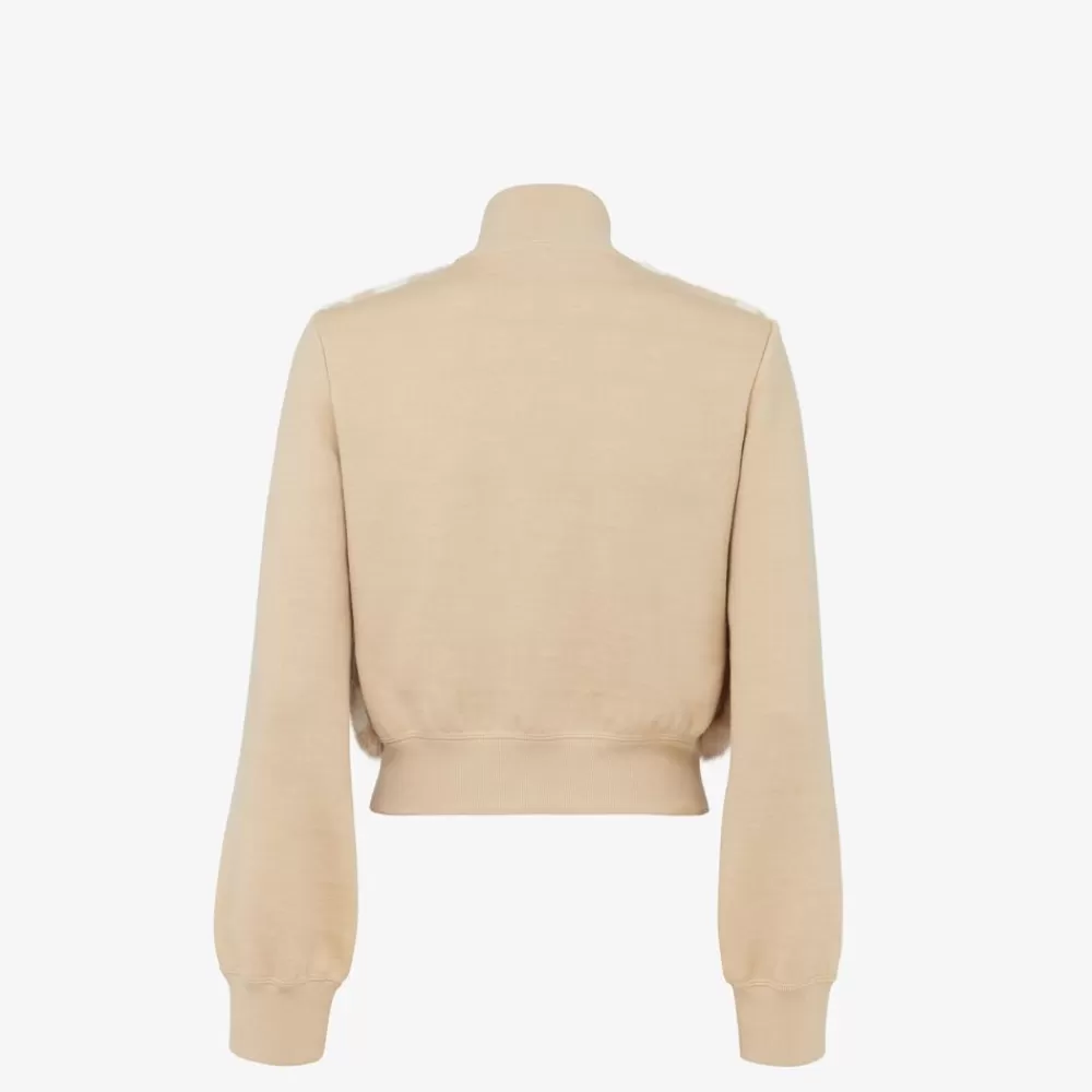 Fendi Mantel Und Oberbekleidung<Blouson Aus Nerzpelz In Beige