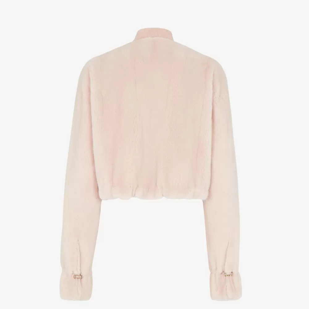 Fendi Mantel Und Oberbekleidung<Bomberjacke Aus Nerzpelz In Rosa