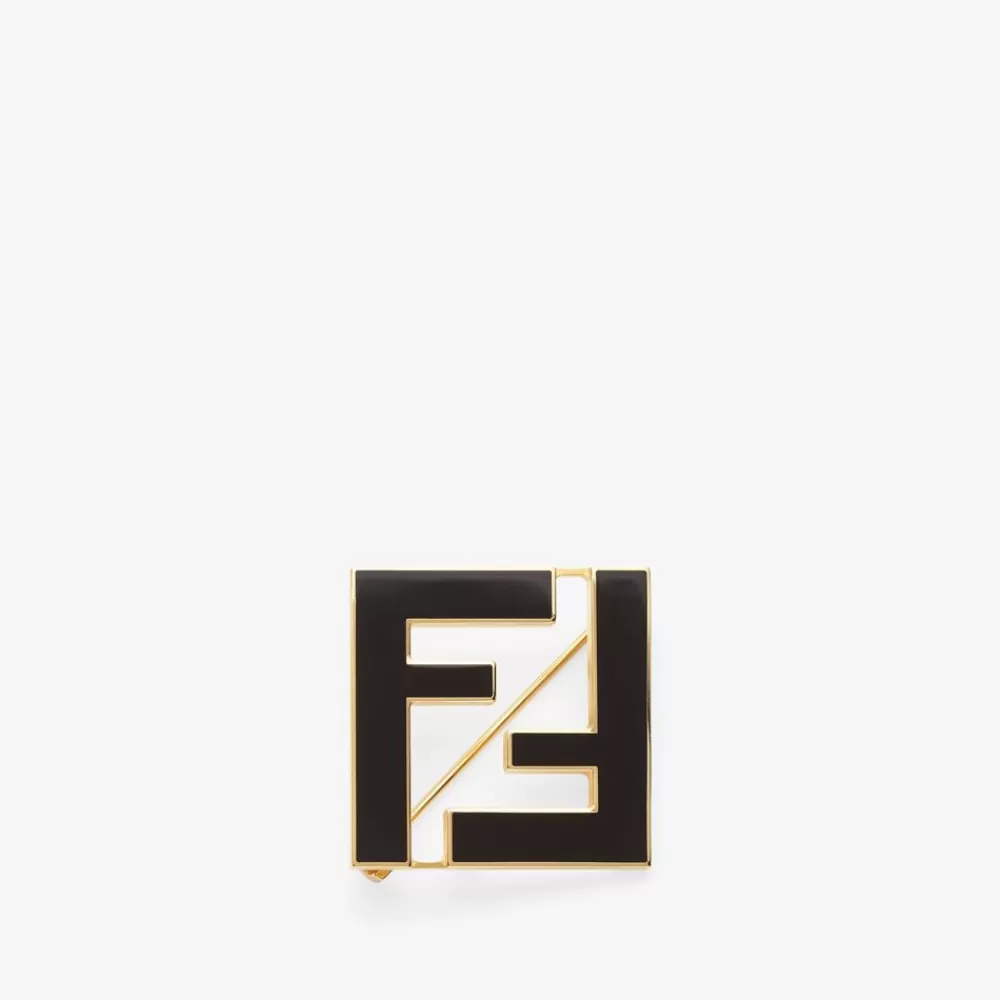 Fendi Ohrring Und Broschen<Brosche Aus Metall In Schwarz
