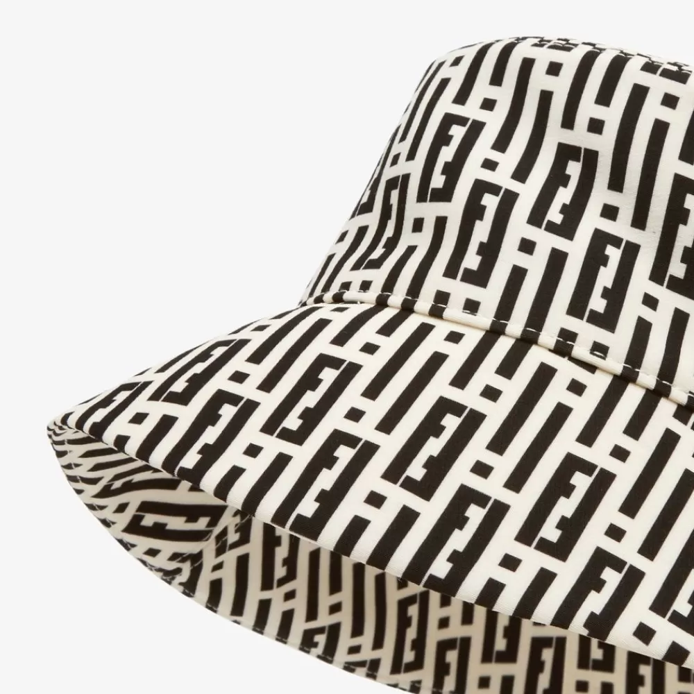 Fendi Mutzen Und Handschuhe<Bucket Hat Aus Stoff In Weis