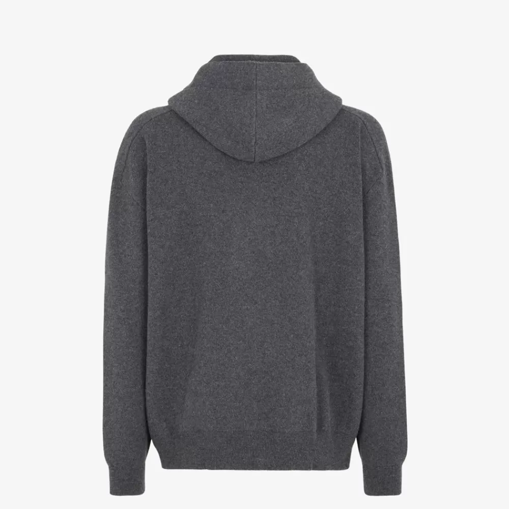 Fendi Strickbekleidung<Cardigan Aus Kaschmir In Grau