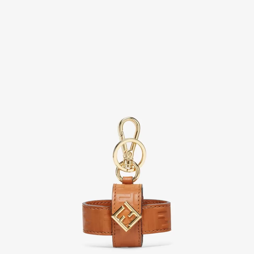 Fendi Handyhullen<Charm Aus Leder In Braun