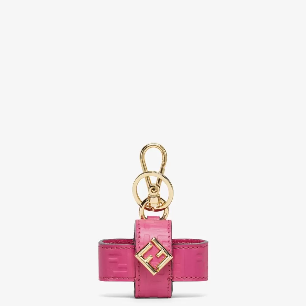 Fendi Handyhullen<Charm Aus Leder In Fuchsia