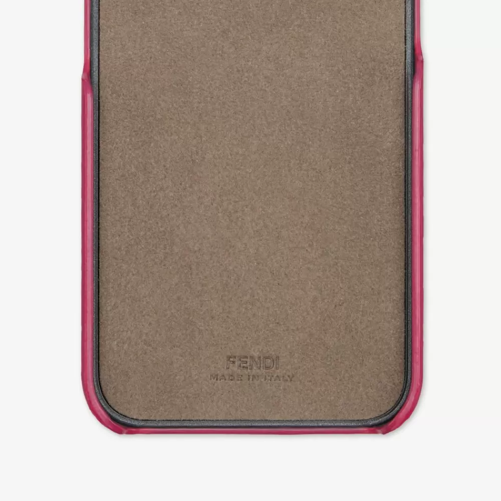 Fendi Handyhullen<Cover Aus Leder In Fuchsia