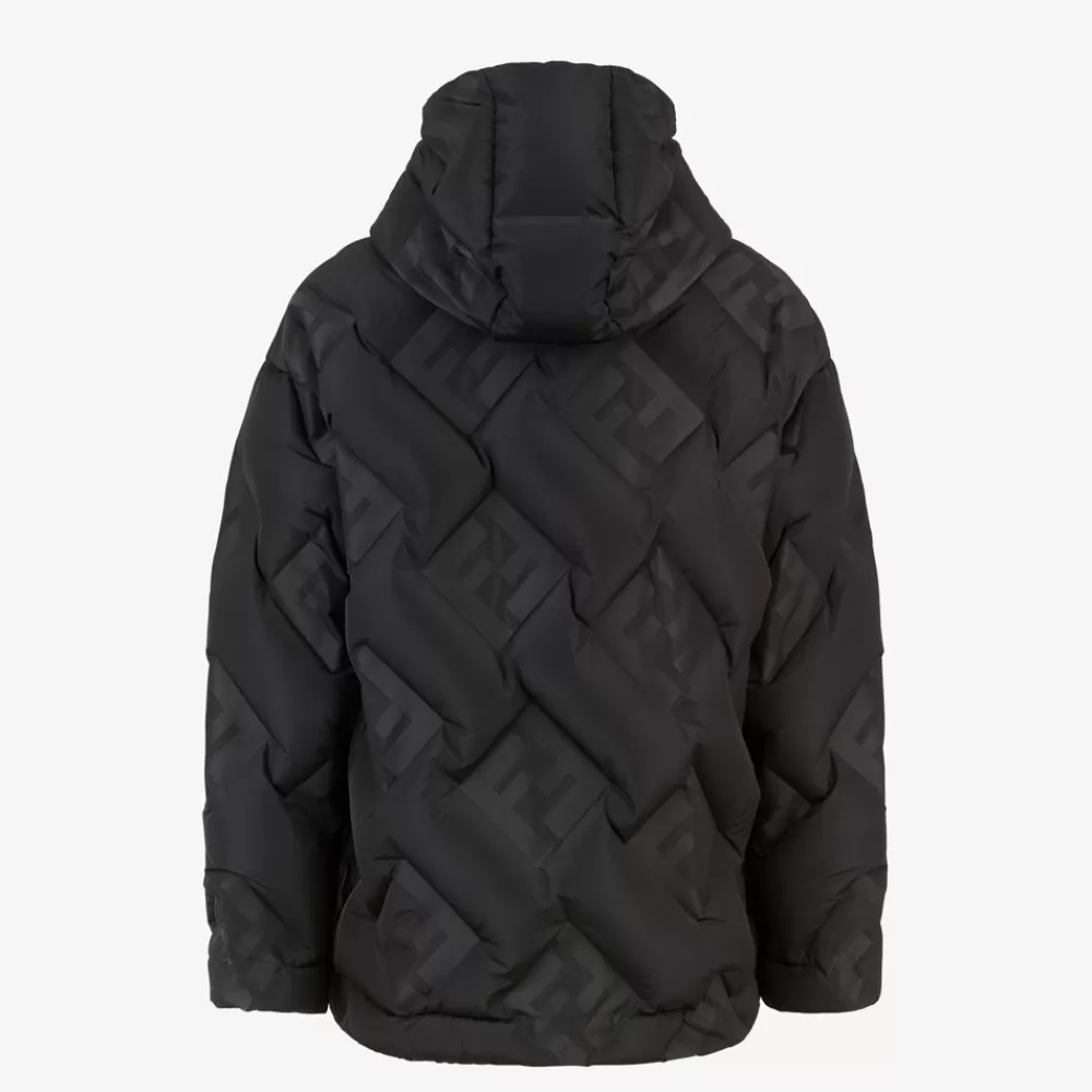 Fendi Mantel Und Oberbekleidung<Daunenjacke Aus Nylon In Schwarz