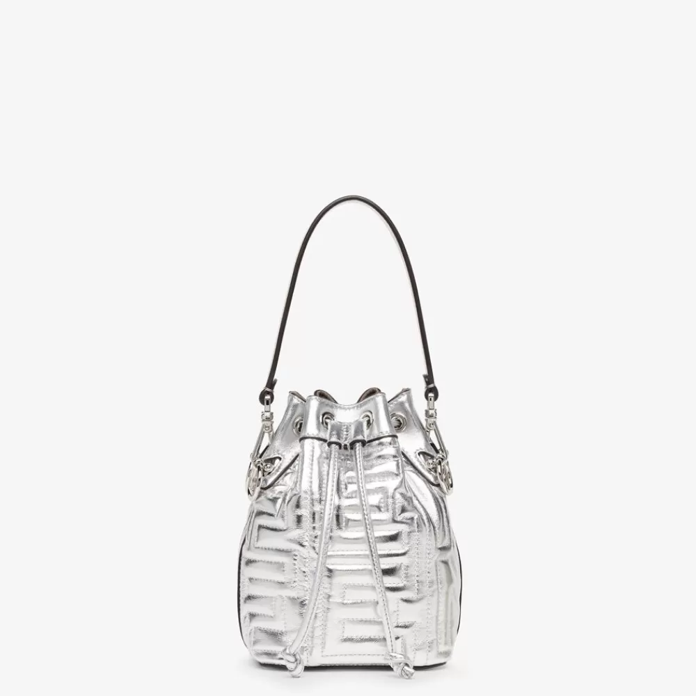 Fendi Mini-Taschen< By Marc Jacobs Mini Bag Aus Gestepptem Leder In Silber