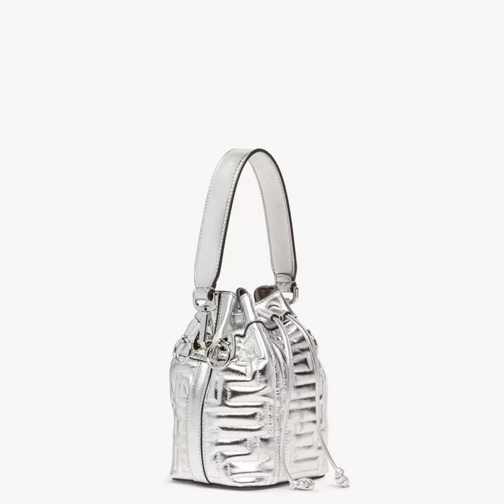 Fendi Mini-Taschen< By Marc Jacobs Mini Bag Aus Gestepptem Leder In Silber