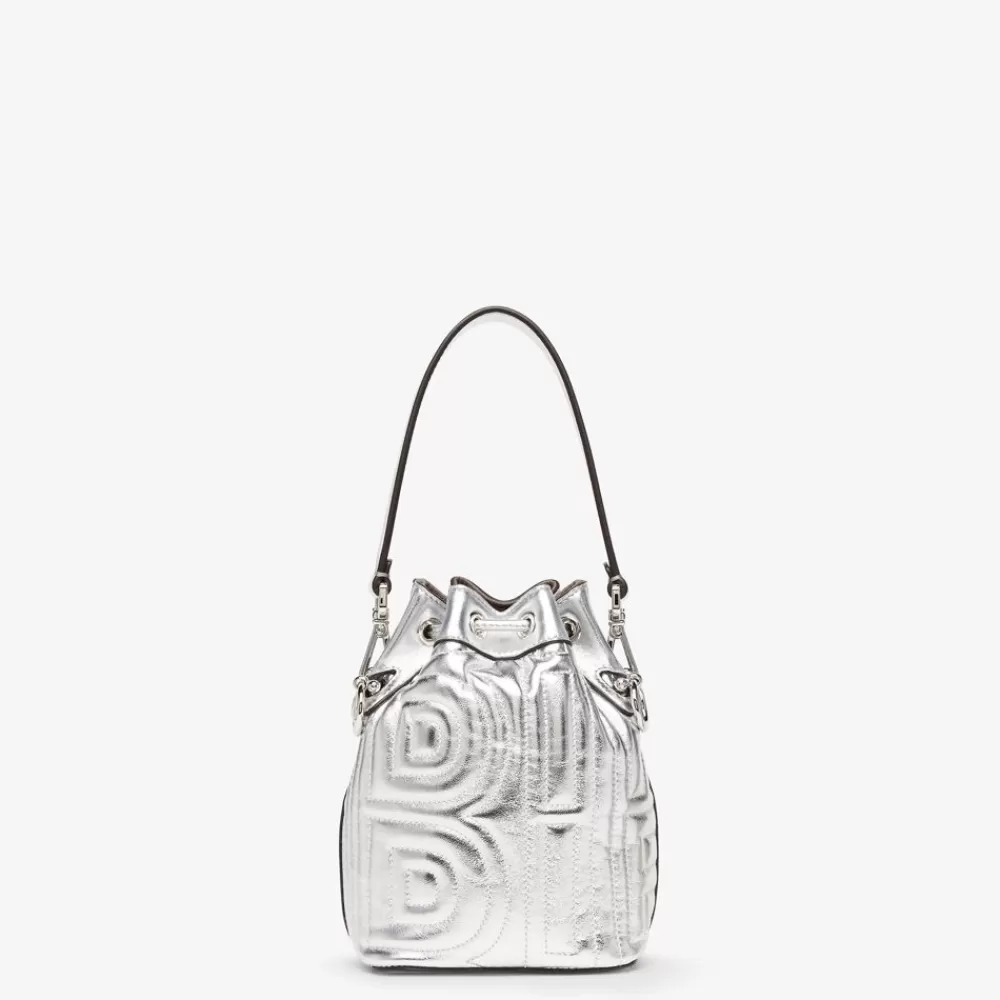 Fendi Mini-Taschen< By Marc Jacobs Mini Bag Aus Gestepptem Leder In Silber