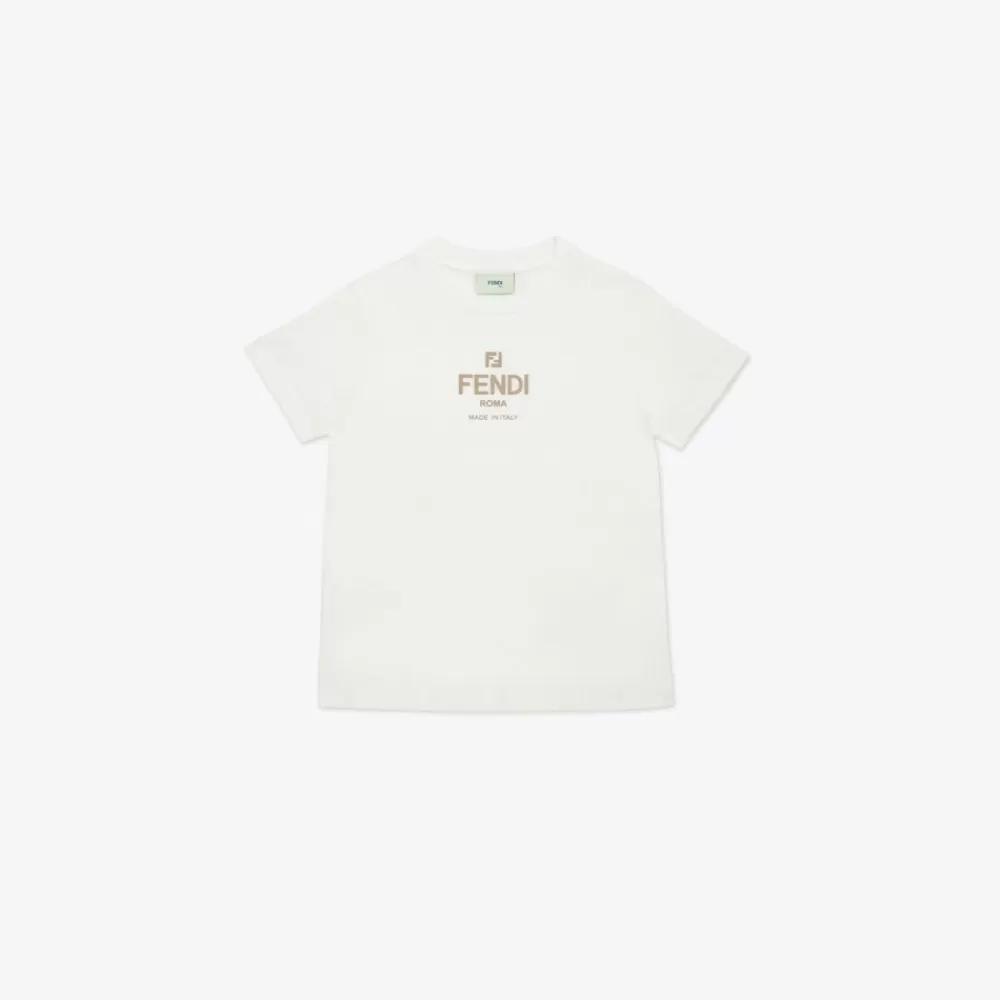 Fendi Ready To Wear< Roma T-Shirt Aus Jersey