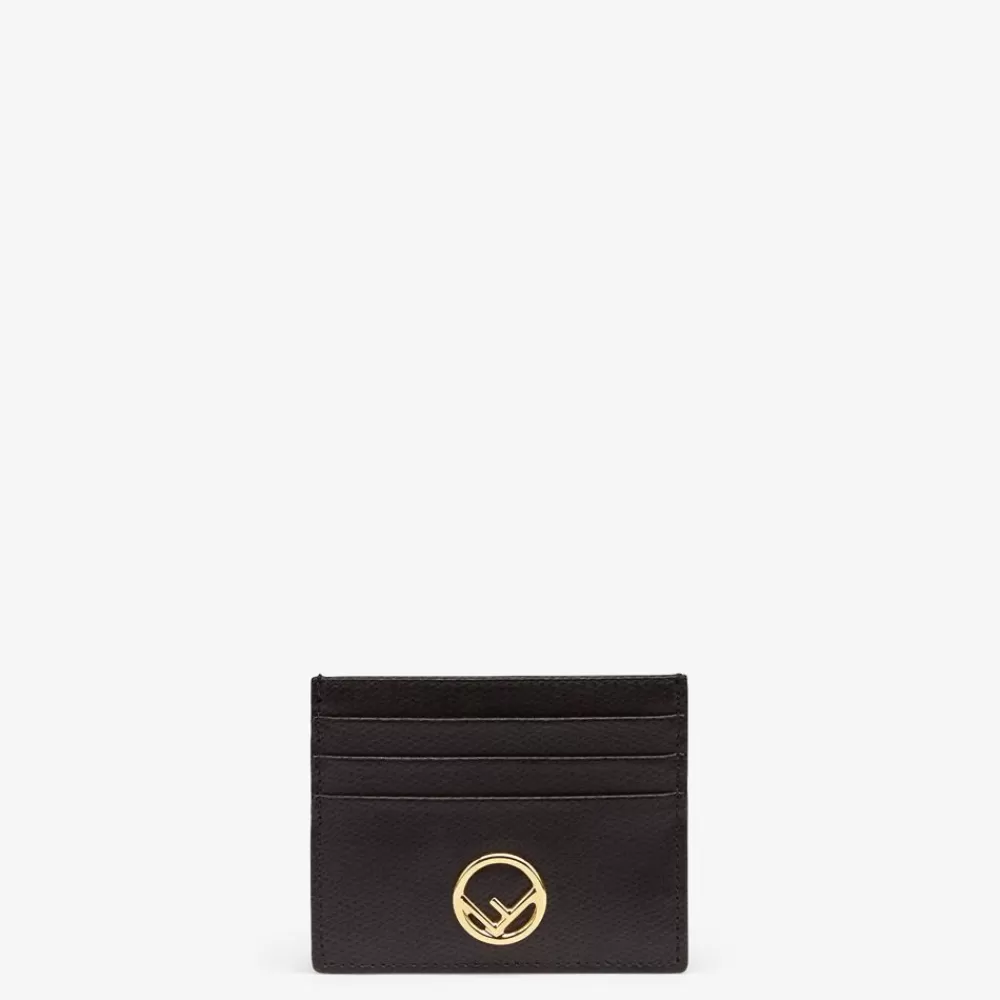 Fendi Kartenetuis Und Kleine Accessoires<Flaches Kartenetui Aus Leder In Schwarz