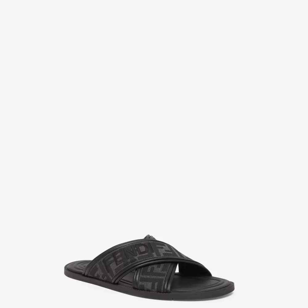 Fendi Pantoletten Und Sandalen<Fussbett Aus Ff-Jacquard