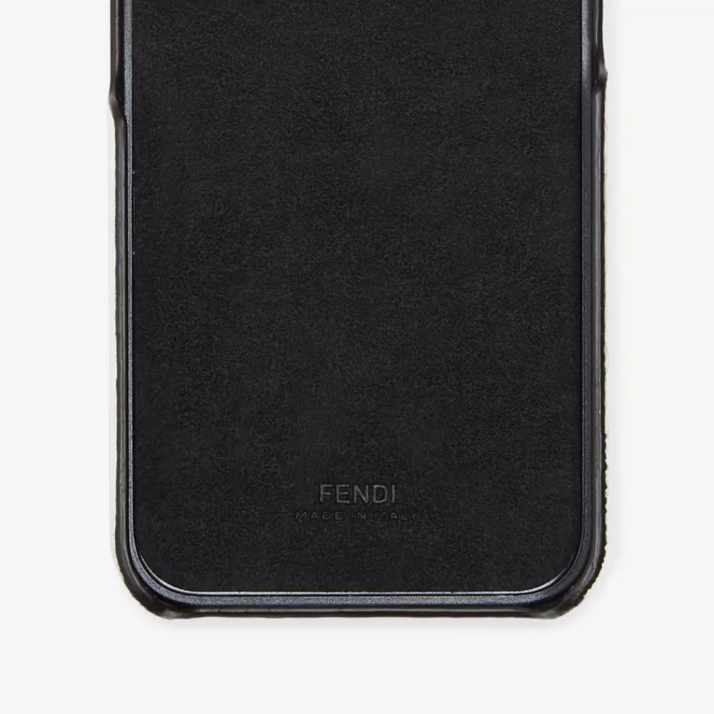 Fendi Handyhullen<Handyhulle Aus Leder In Silberfarben