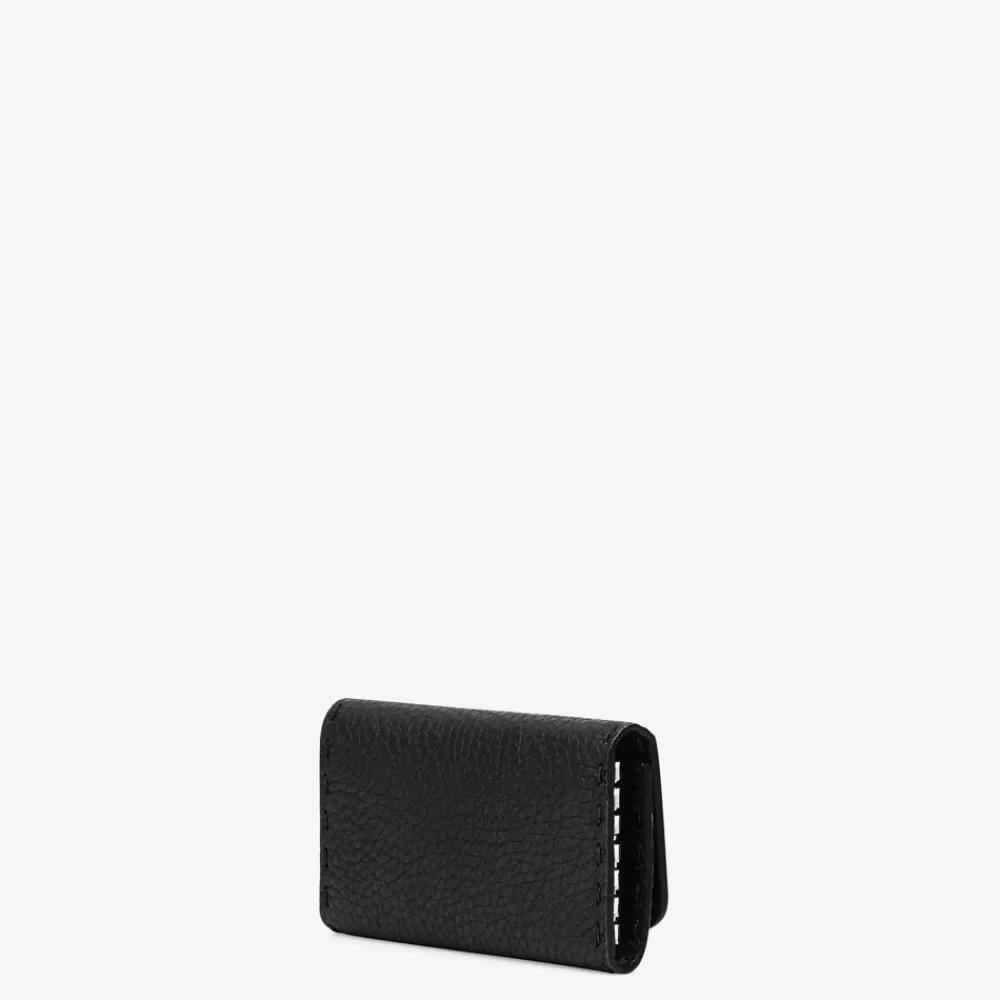 Fendi Pochettes Und Handyhullen<Handy-Pochette Aus Leder In Schwarz