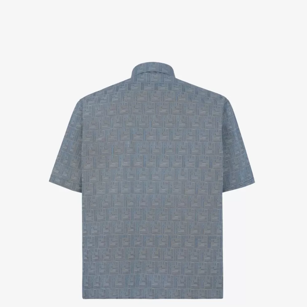 Fendi Hemden<Hemdbluse Aus Baumwolle In Blau