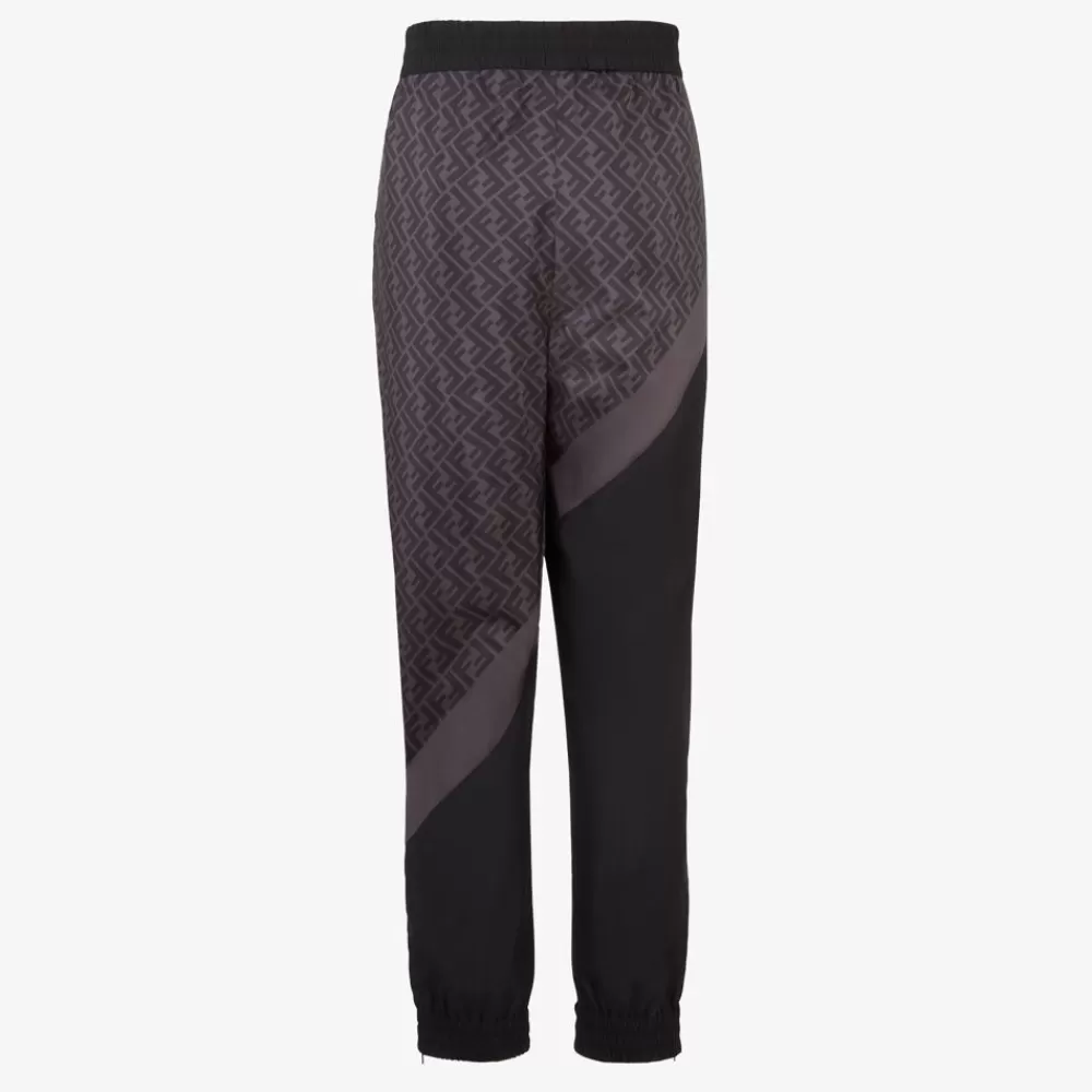 Fendi Skiwear<Hose Aus Nylon In Schwarz
