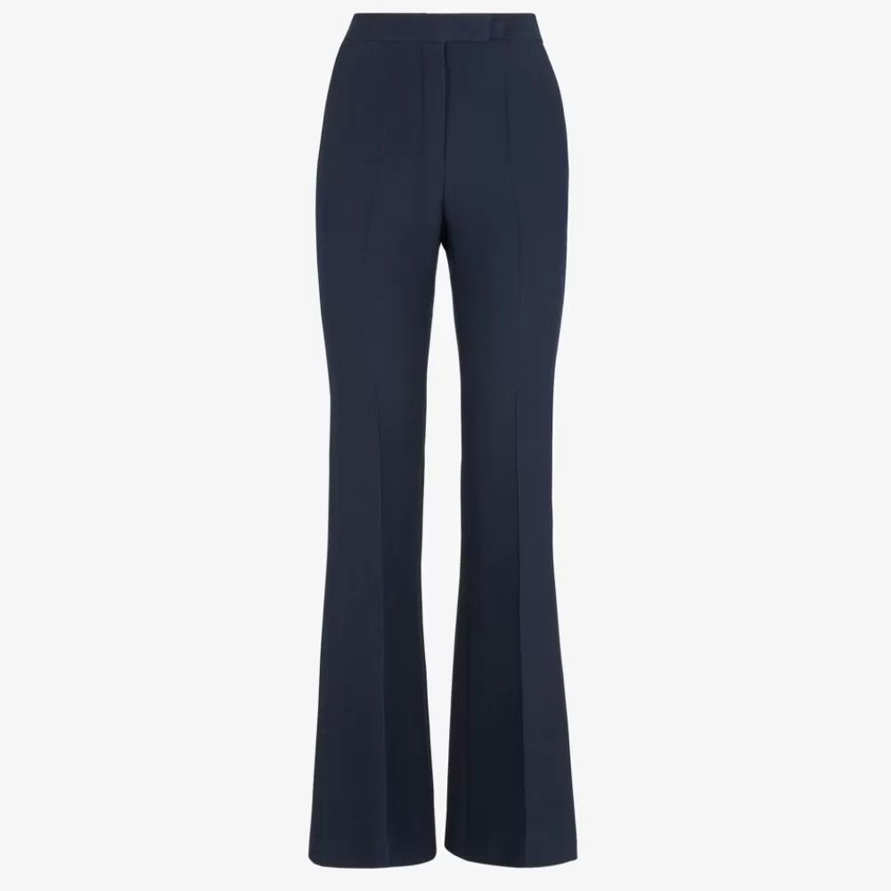 Fendi Anzuge Und Sets<Hose Aus Wolle Und Seide In Blau