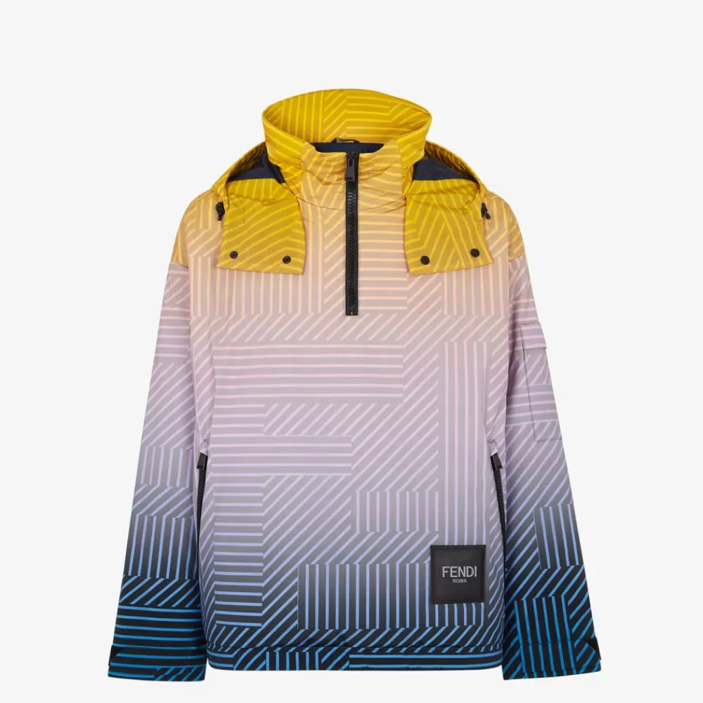 Fendi Skiwear<Jacke Aus Funktionsgewebe, Mehrfarbig