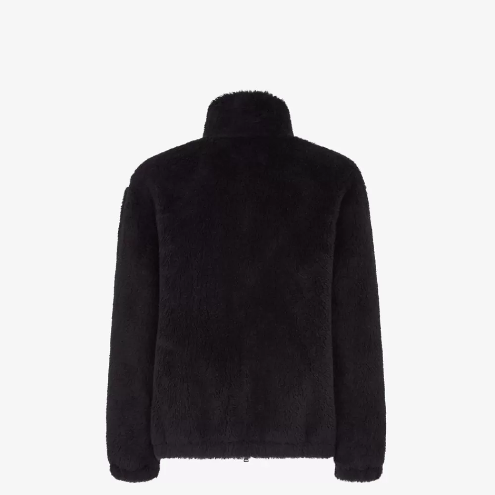 Fendi Mantel Und Oberbekleidung<Jacke Aus Lammfell In Schwarz