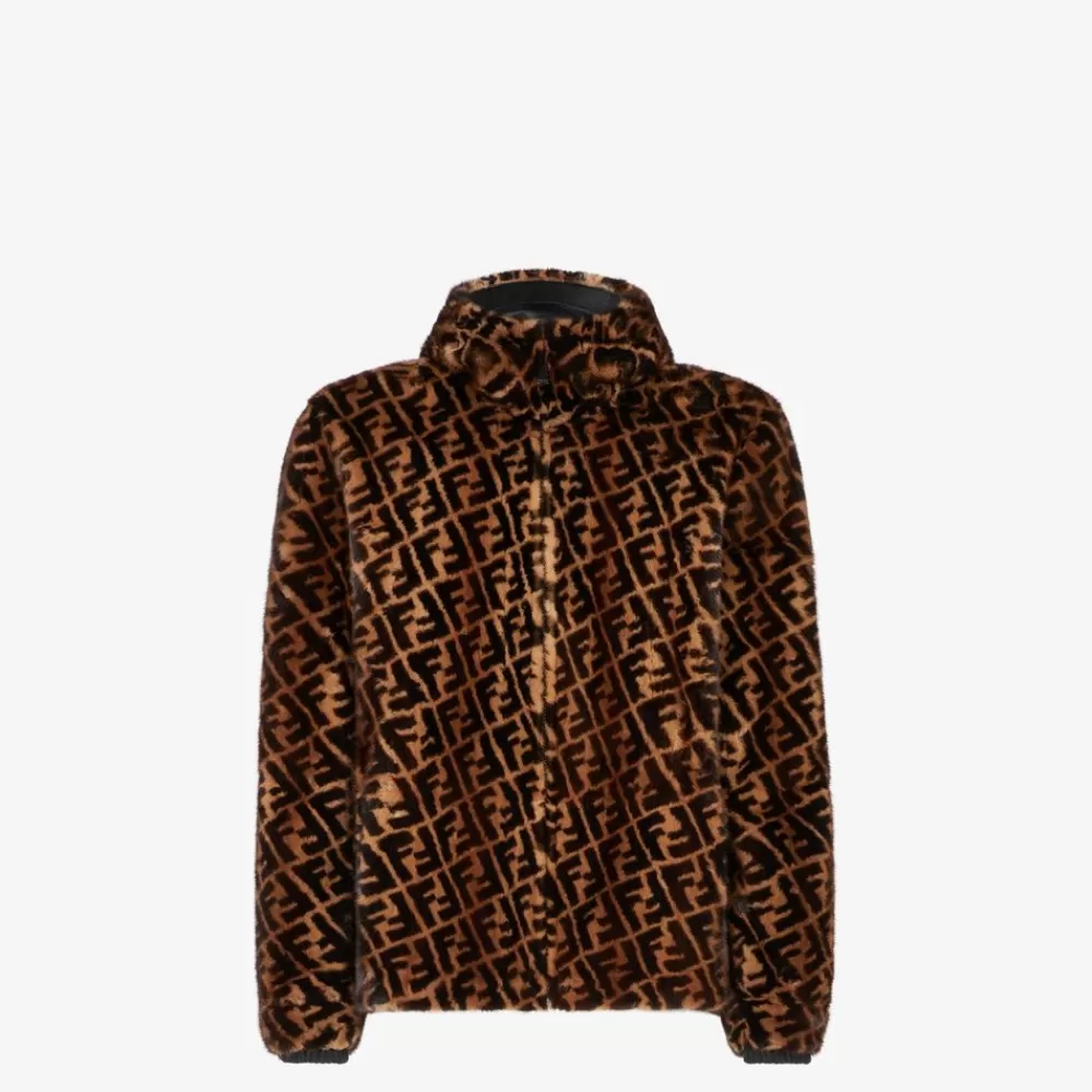 Fendi Mantel Und Oberbekleidung<Jacke Aus Nerz In Braun