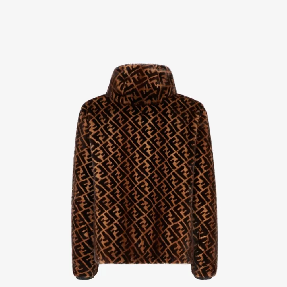 Fendi Mantel Und Oberbekleidung<Jacke Aus Nerz In Braun