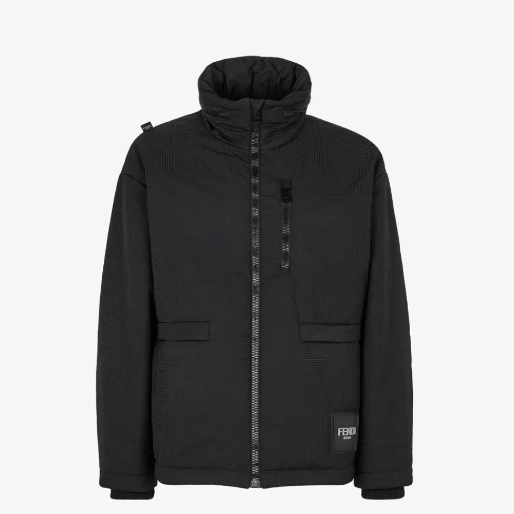 Fendi Mantel Und Oberbekleidung<Jacke Aus Nylon In Schwarz