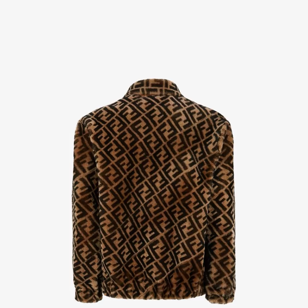 Fendi Mantel Und Oberbekleidung<Jacke Aus Shearling In Braun