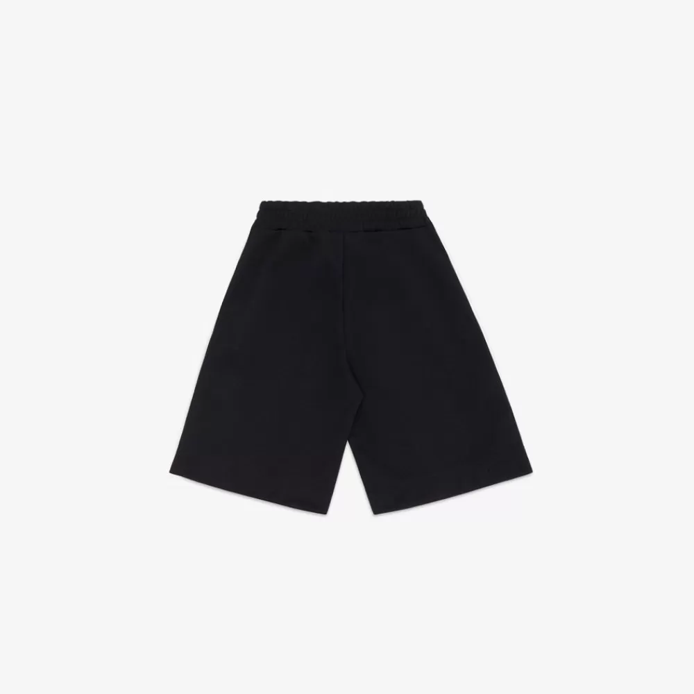 Fendi Ready To Wear<Junior-Bermuda-Short Aus Technischem Gewebe In Schwarz
