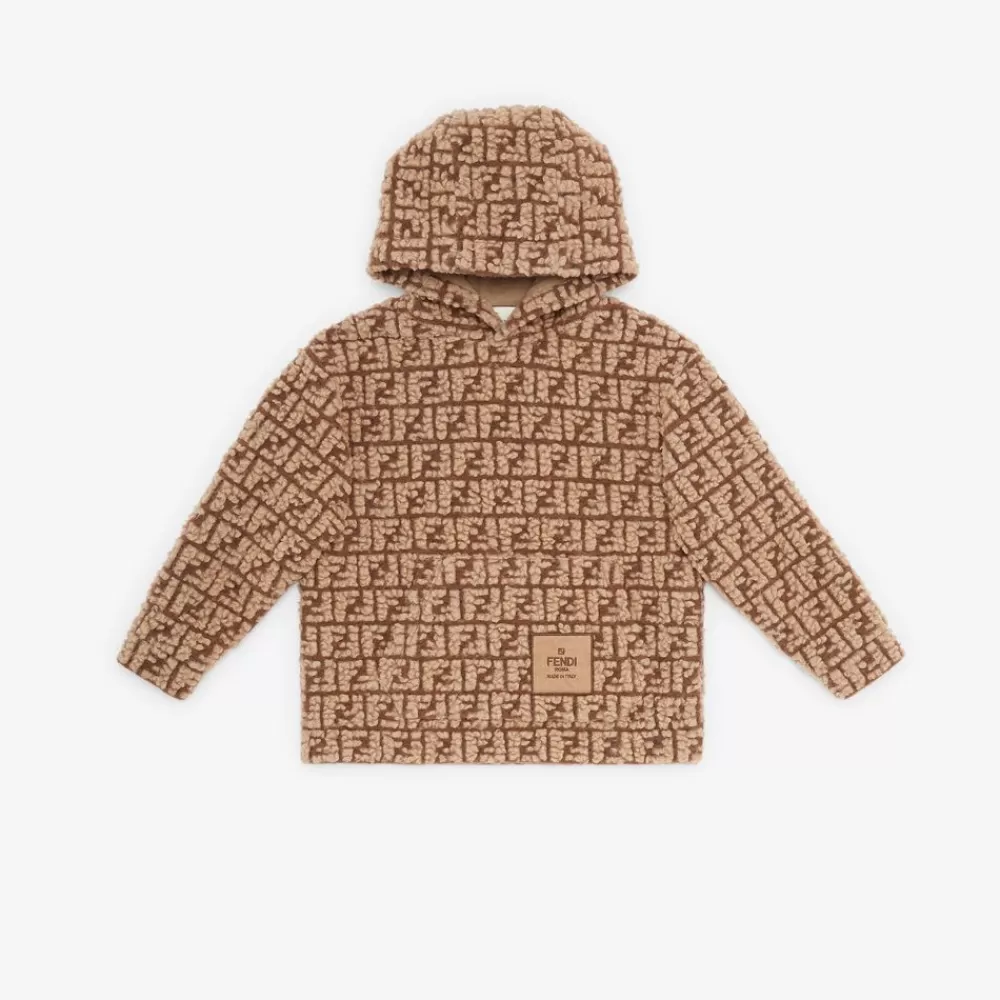 Fendi Ready To Wear<Junior-Sweatshirt Aus Wolle Mit Logo