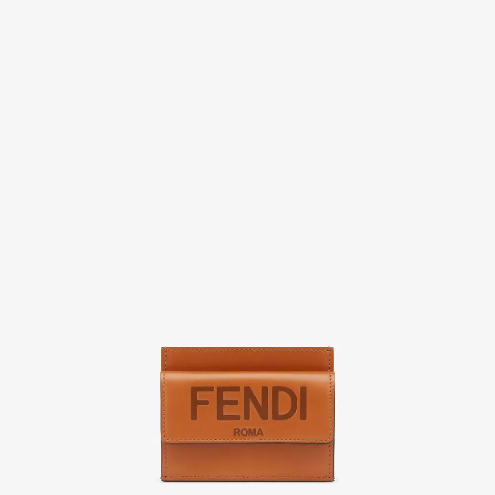 Fendi Kartenetuis Und Kleine Accessoires<Kartenetui Aus Leder In Braun