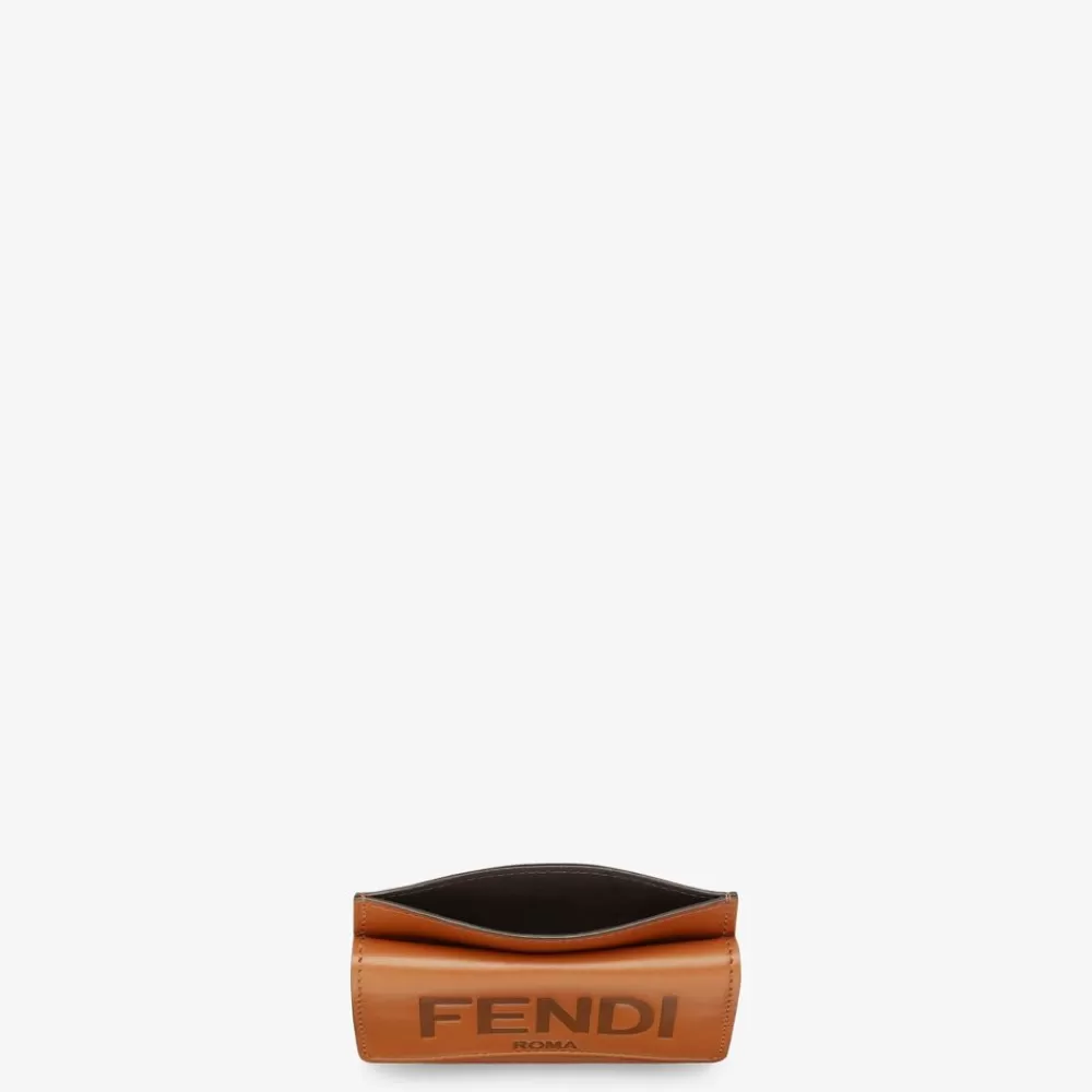 Fendi Kartenetuis Und Kleine Accessoires<Kartenetui Aus Leder In Braun